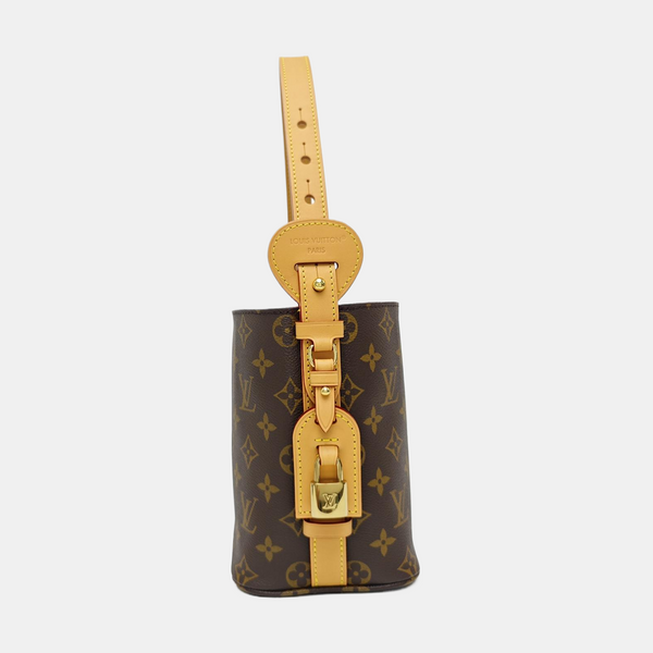 ALL IN Monogram Coated Canvas Brown
