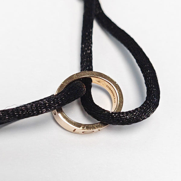 LOVE Fabric Black Bracelet