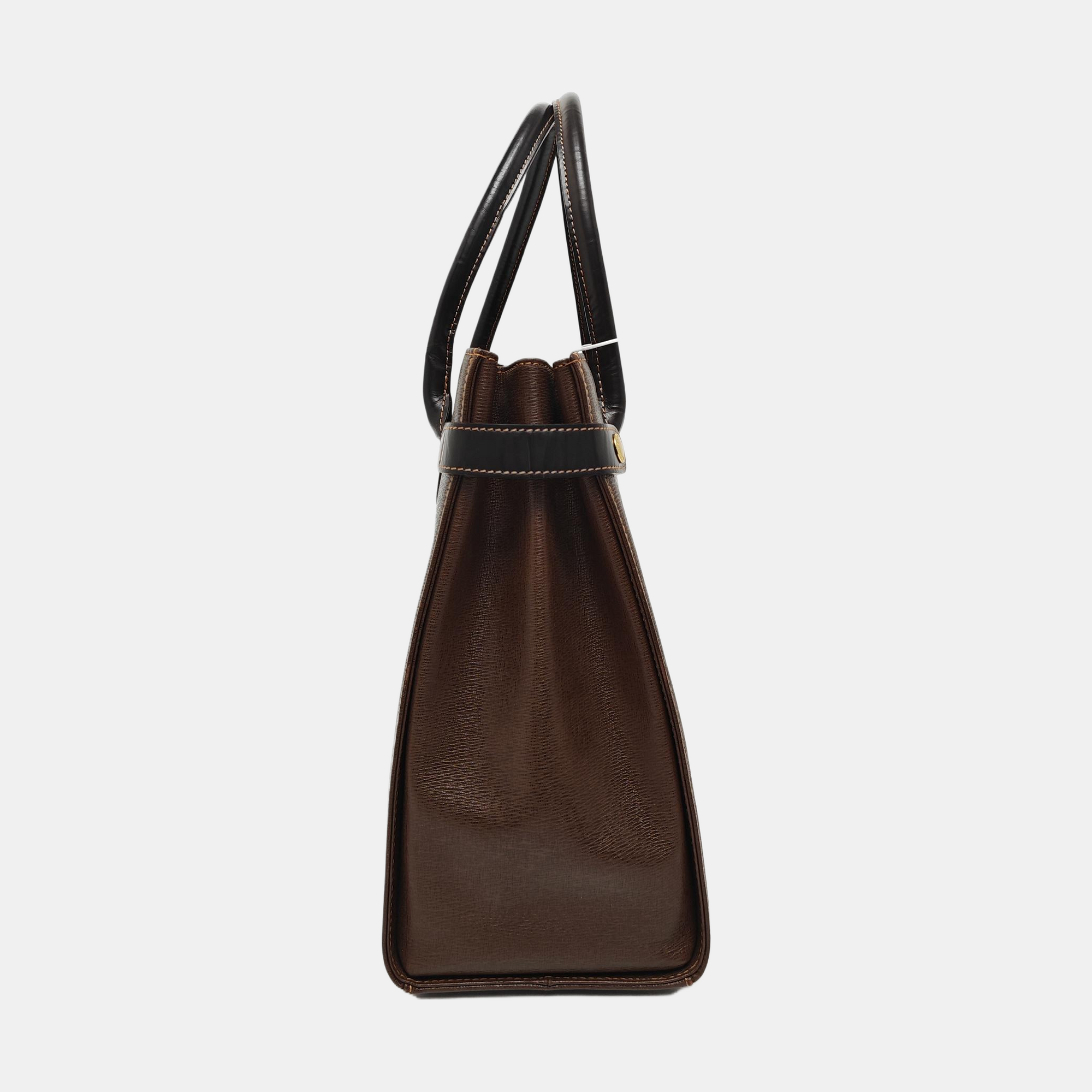 Calfskin Tote Bag Brown