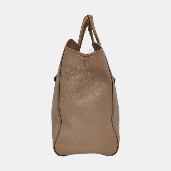 Calfskin Tote Bag Brown
