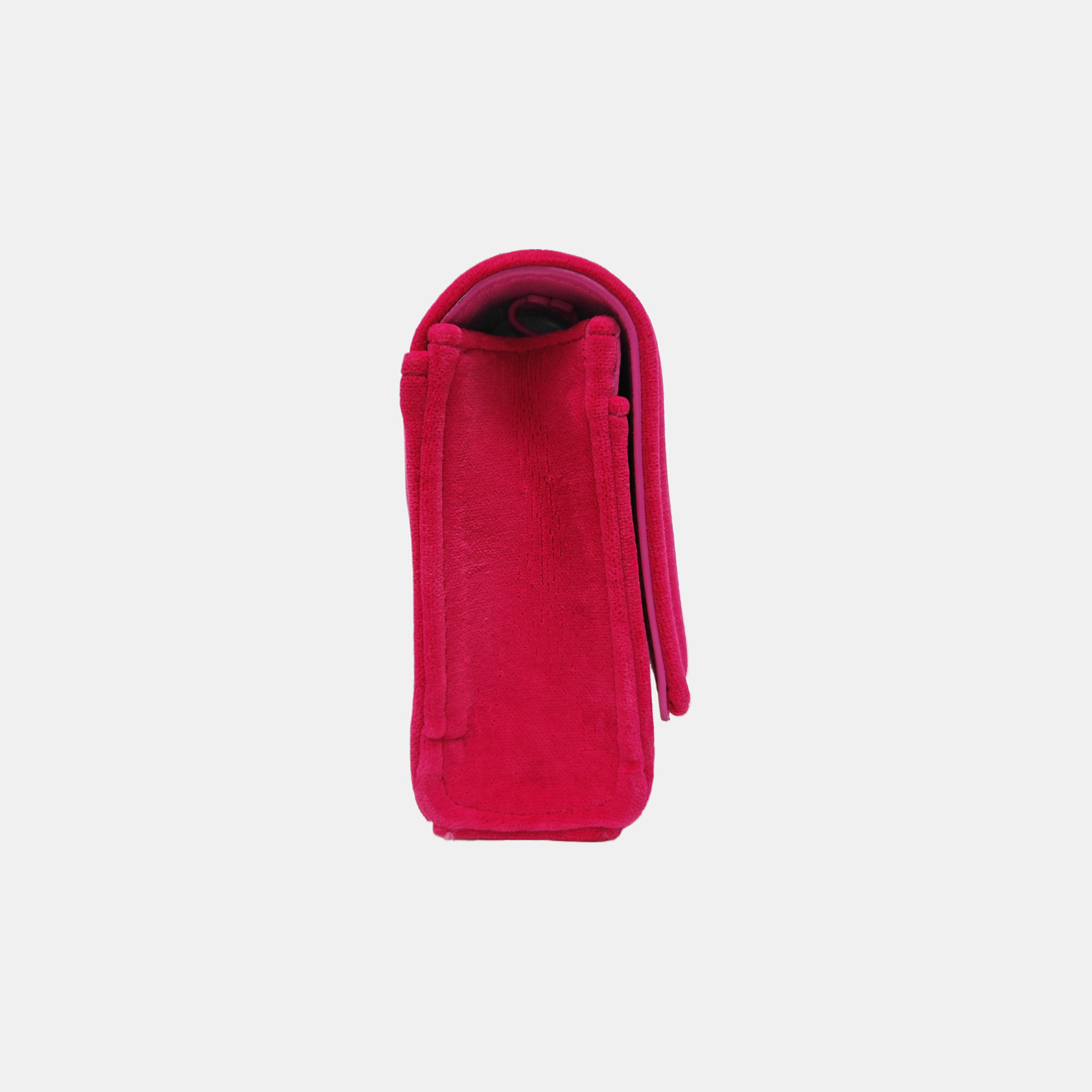 Fabric Shoulder Bag Red