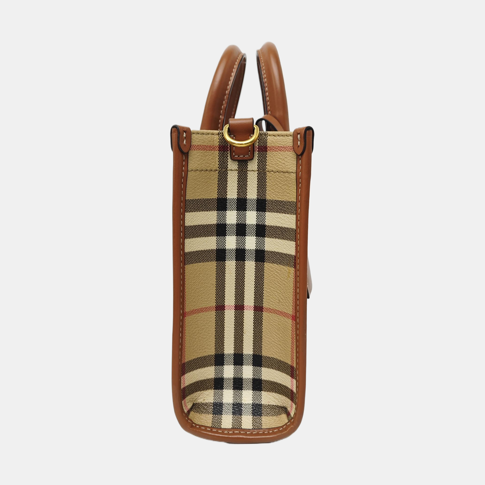 Freya Mini Coated Canvas Beige