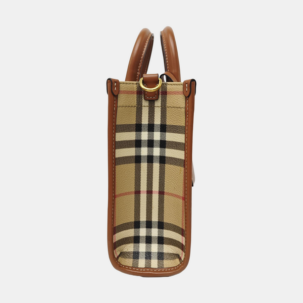 Freya Mini Coated Canvas Beige