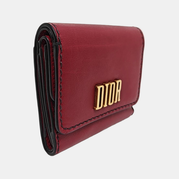 Calfskin Wallet Red