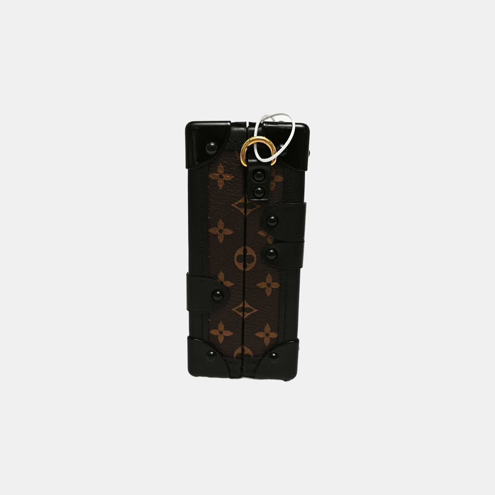 PETITE MALLE Monogram Coated Canvas Brown