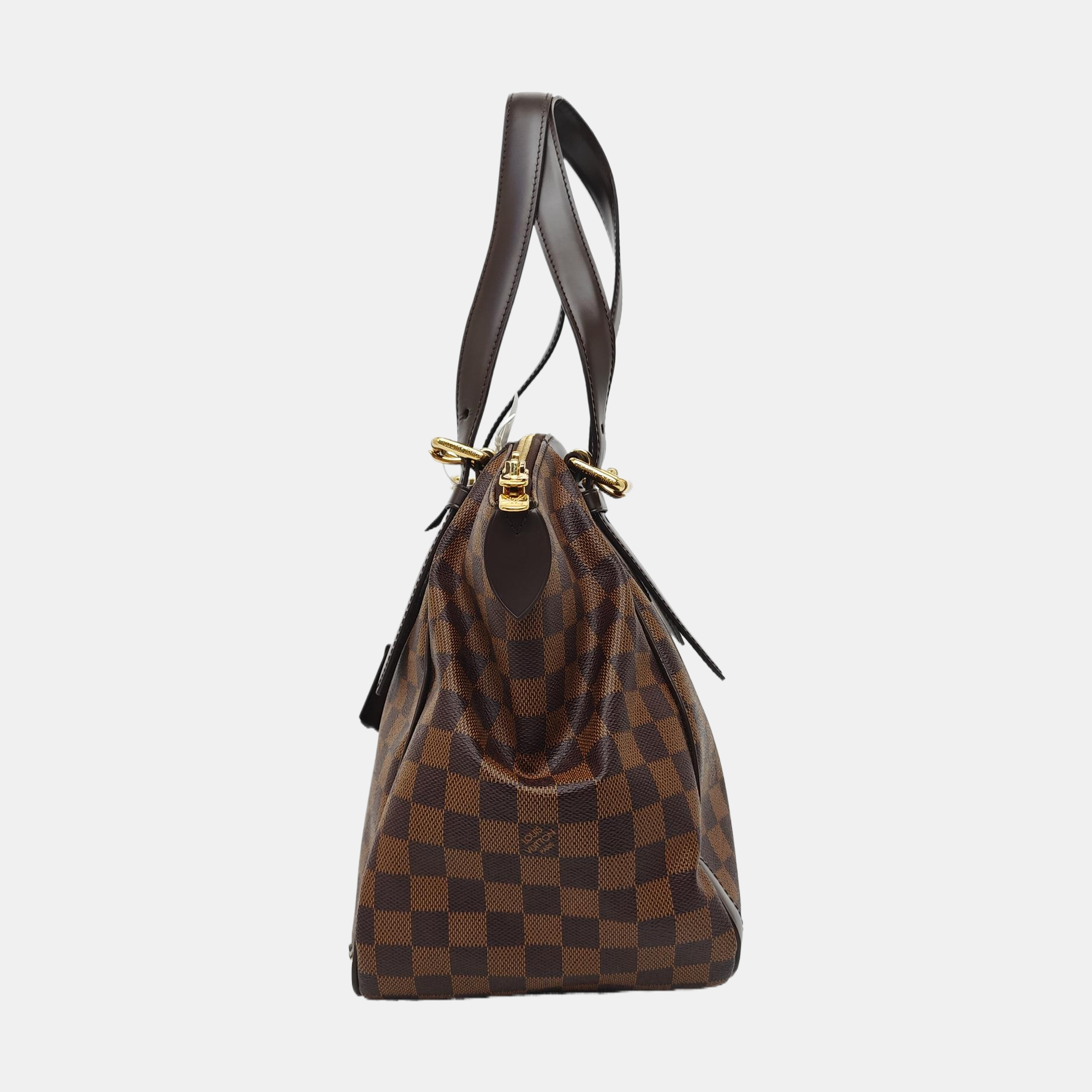 VERONA MM Damier Ebene Coated Canvas Brown