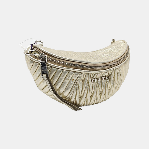 Lambskin Belt Bag Beige