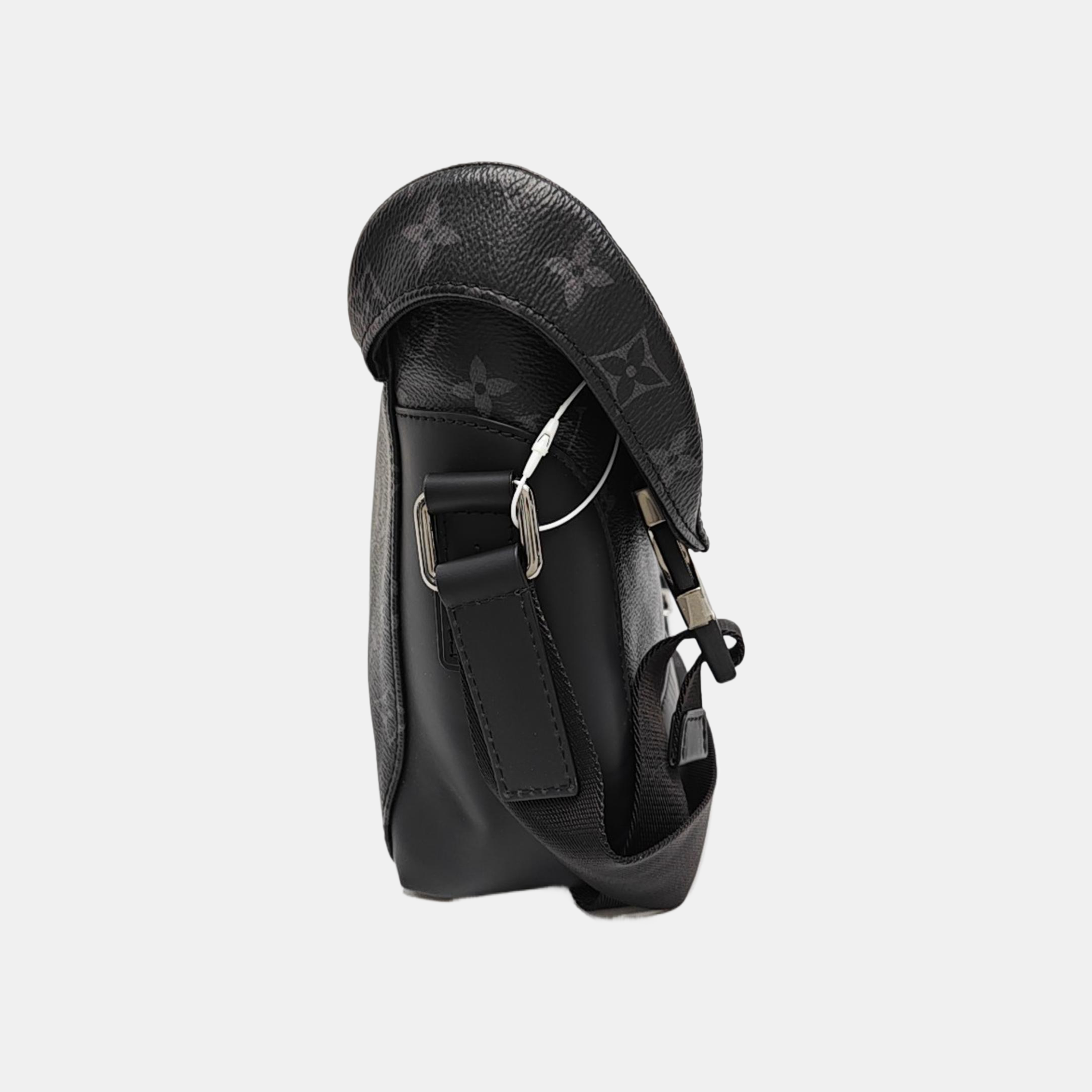 VOYAGER PM Monogram Coated Canvas Black