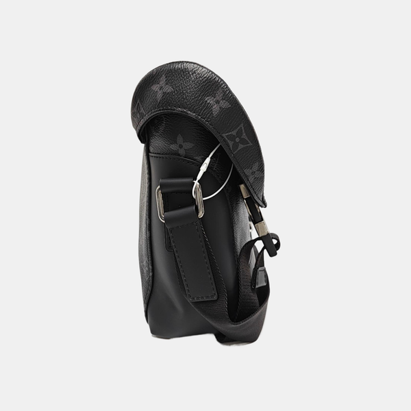 VOYAGER PM Monogram Coated Canvas Black