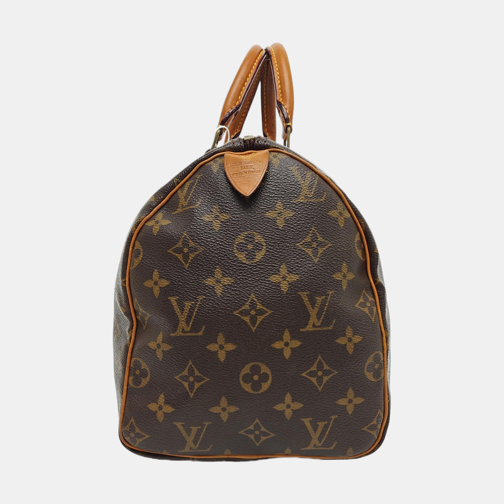 SPEEDY 30 Monogram Coated Canvas Brown