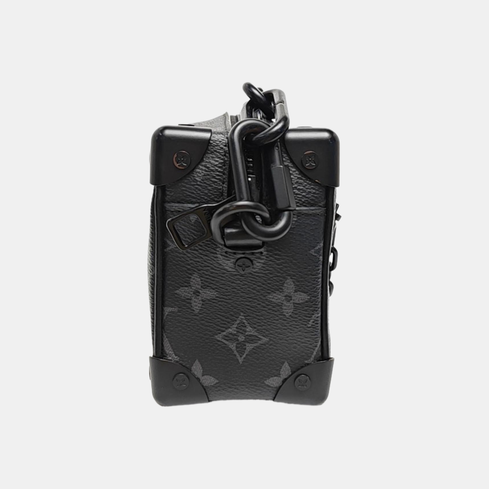 SOFT TRUNK Mini Monogram Coated Canvas Black