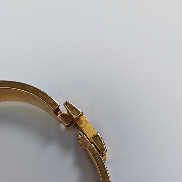 Clic H Metal Gold Bangle
