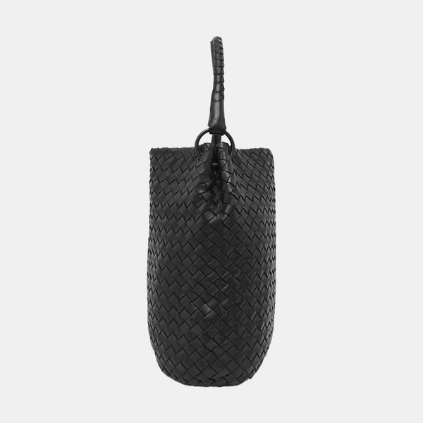 Lambskin Bucket Bag Black