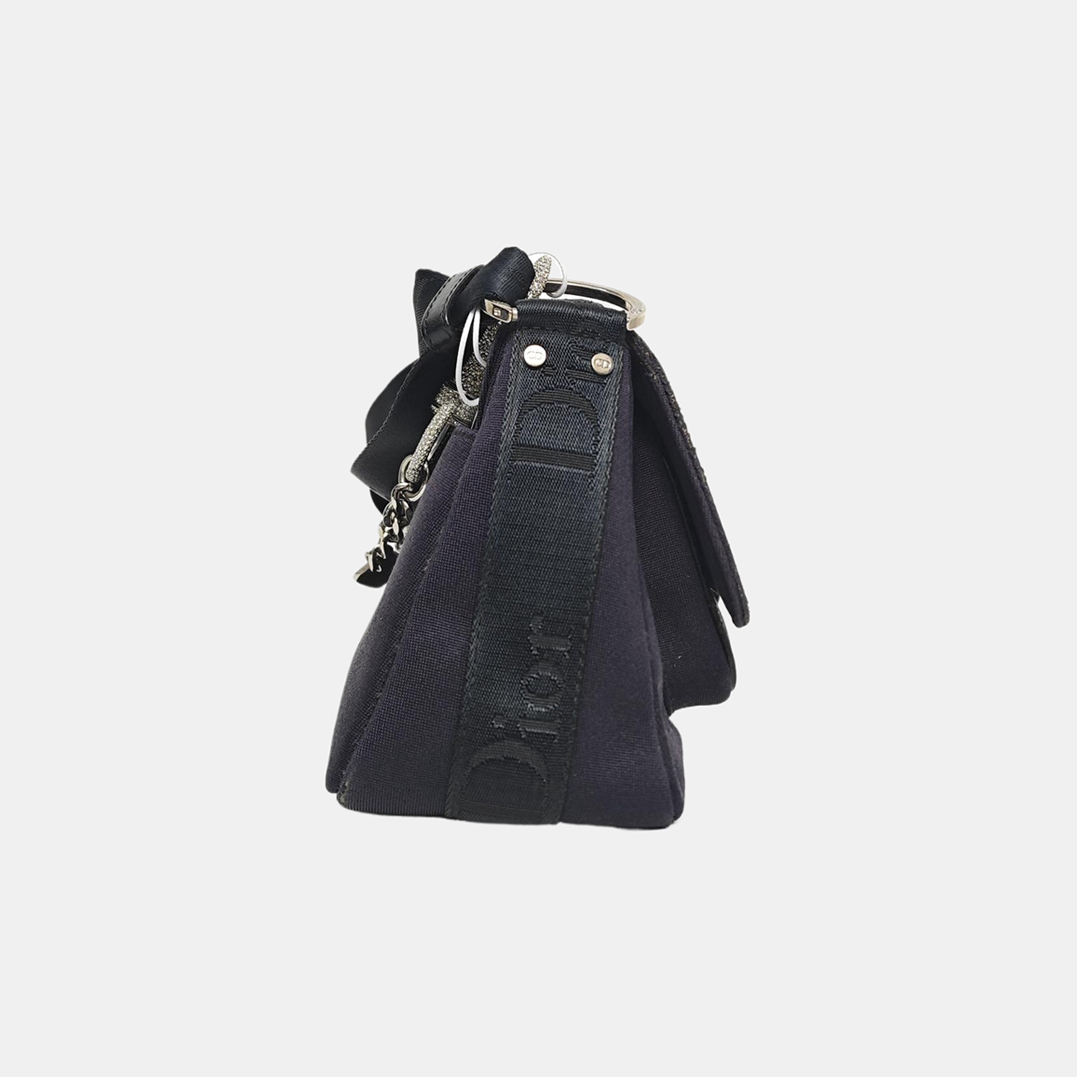 Fabric Shoulder Bag Black