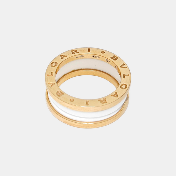 B.ZERO1 18k Rose Gold Ring EU 53