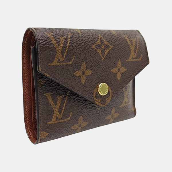 VICTORINE Monogram Coated Canvas Brown Wallet