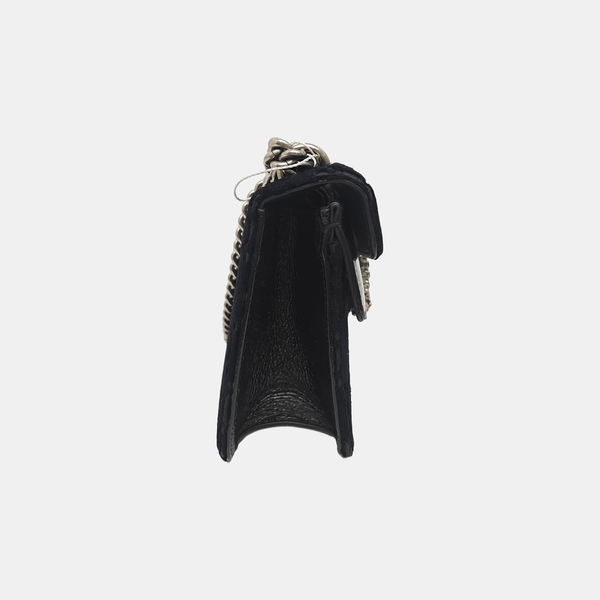 Dionysus Small Monogram Velvet Black