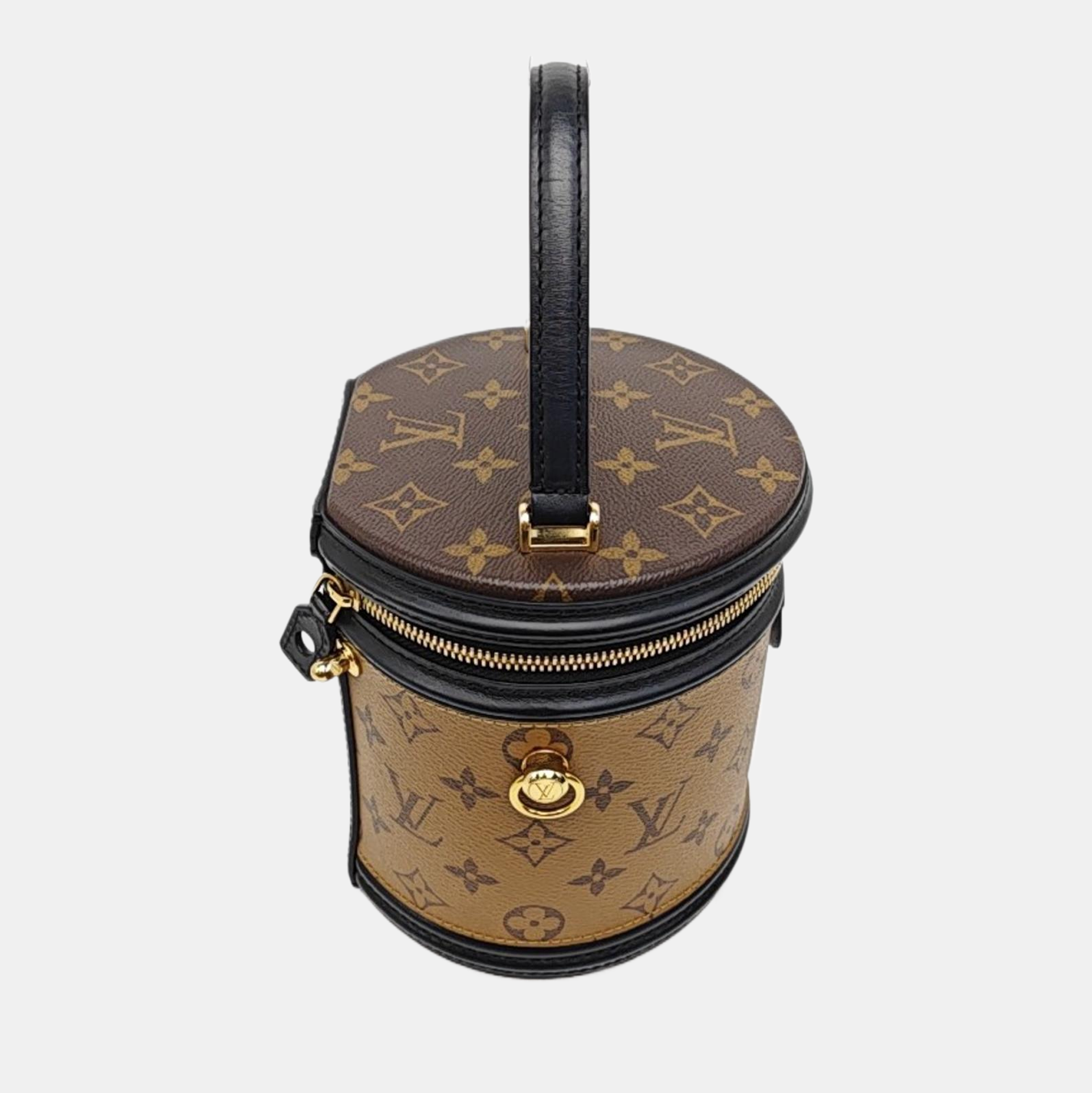 CANNES PM Monogram Coated Canvas Brown