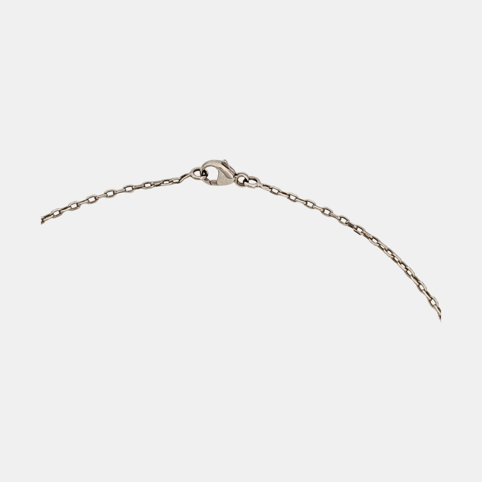 Pop H Metal Silver Necklace