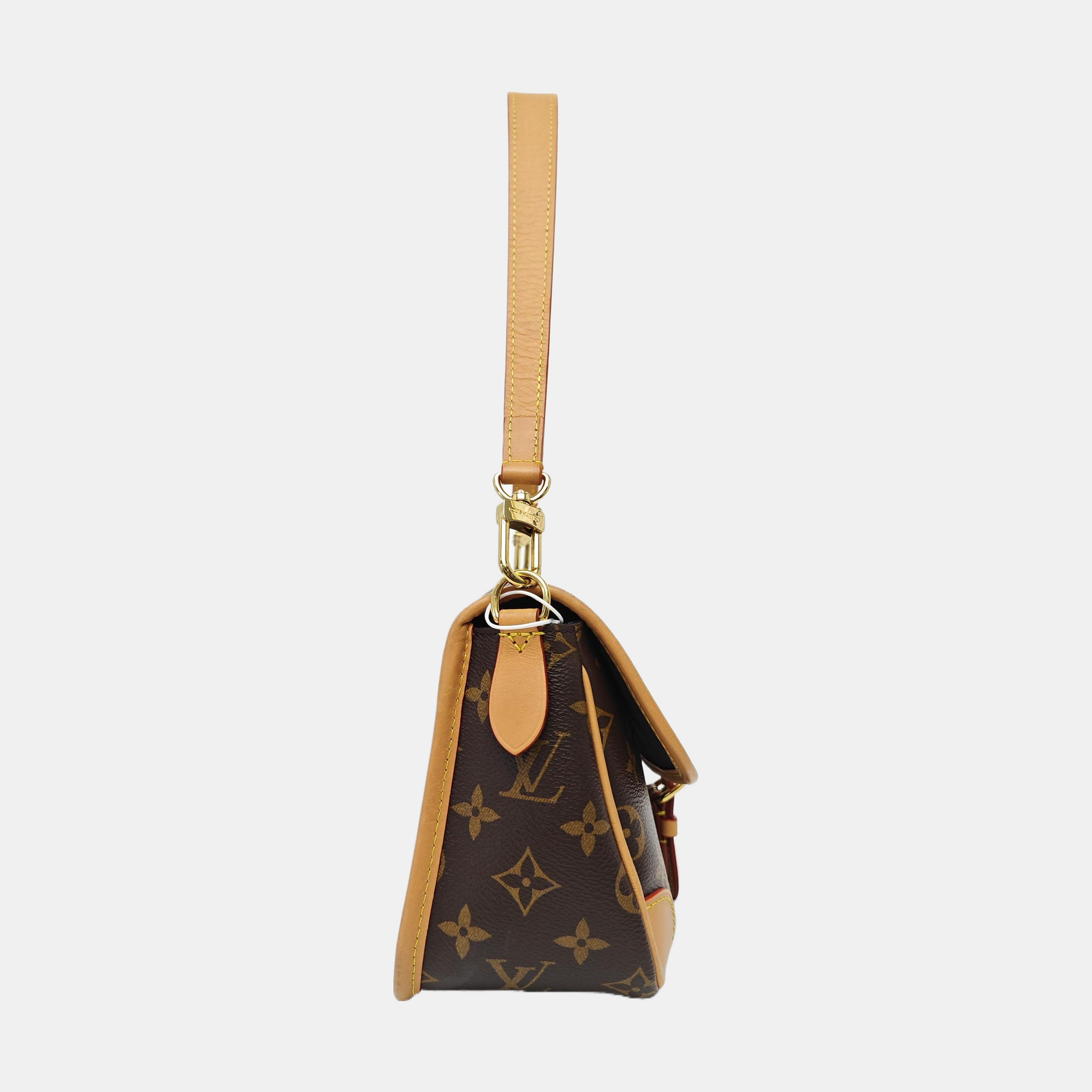 DIANE Monogram Coated Canvas Brown
