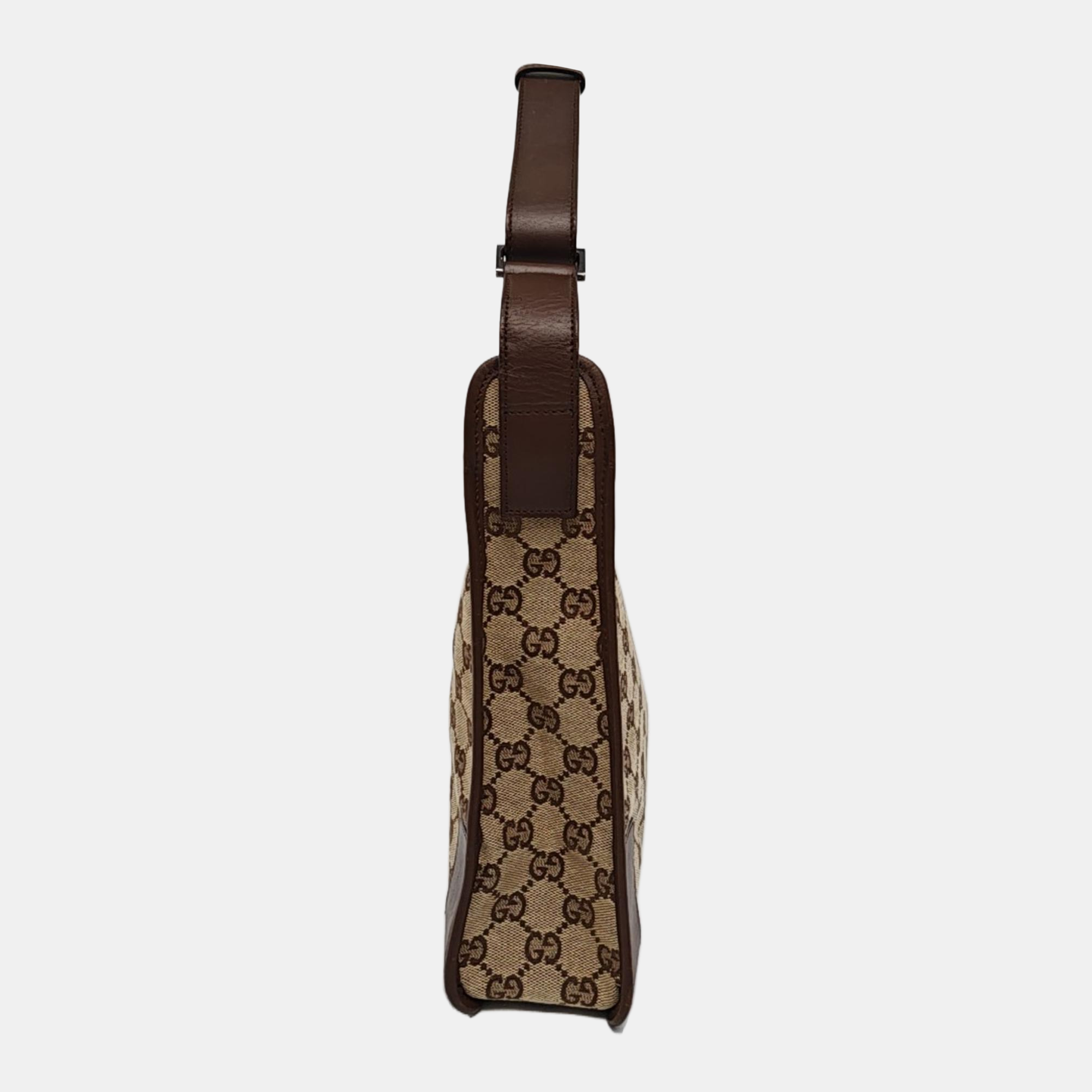 Monogram Canvas Top Handle Bag Brown