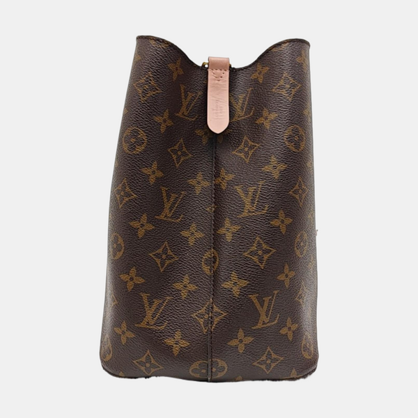 NÉONOÉ MM Monogram Coated Canvas Brown