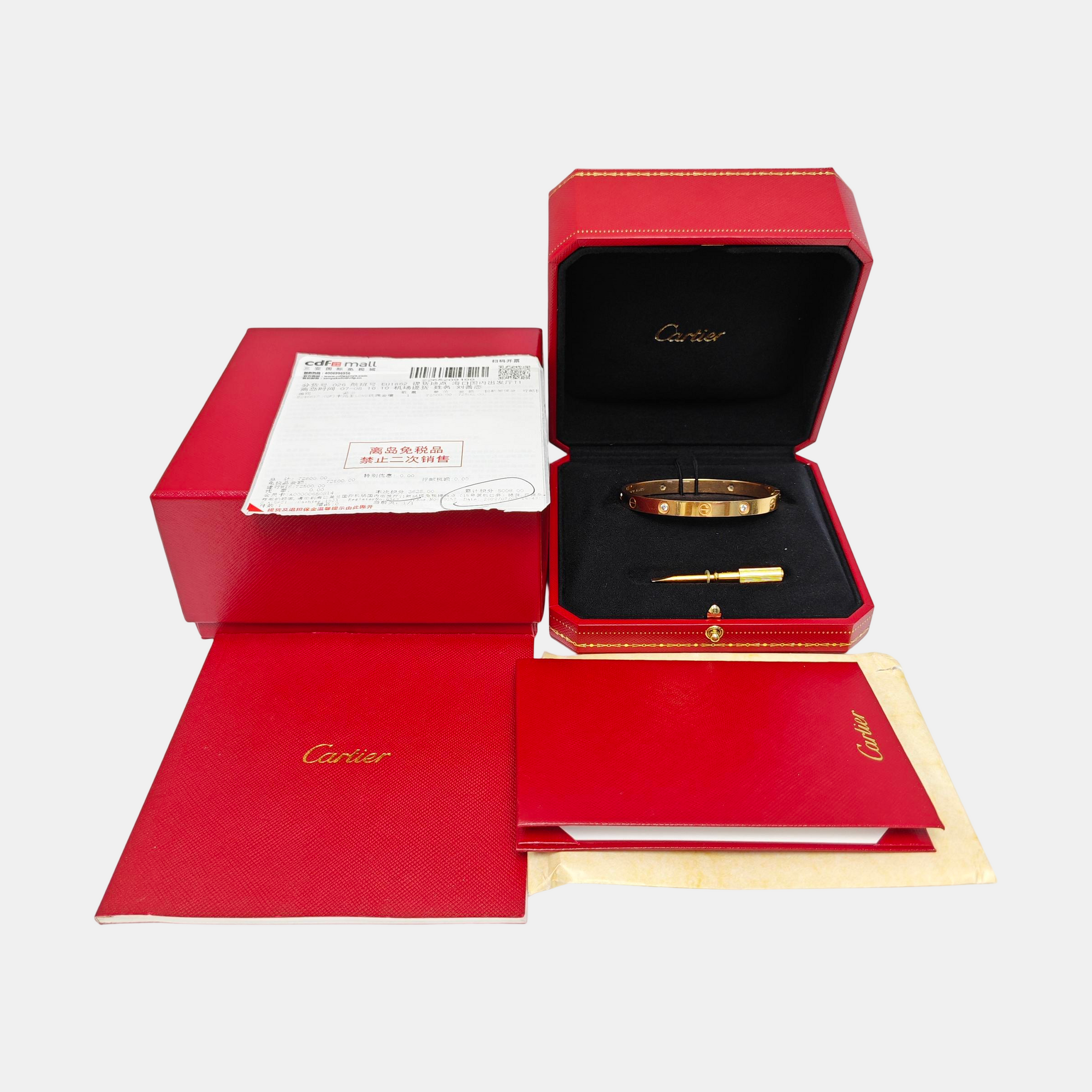LOVE 18k Rose Gold Bangle