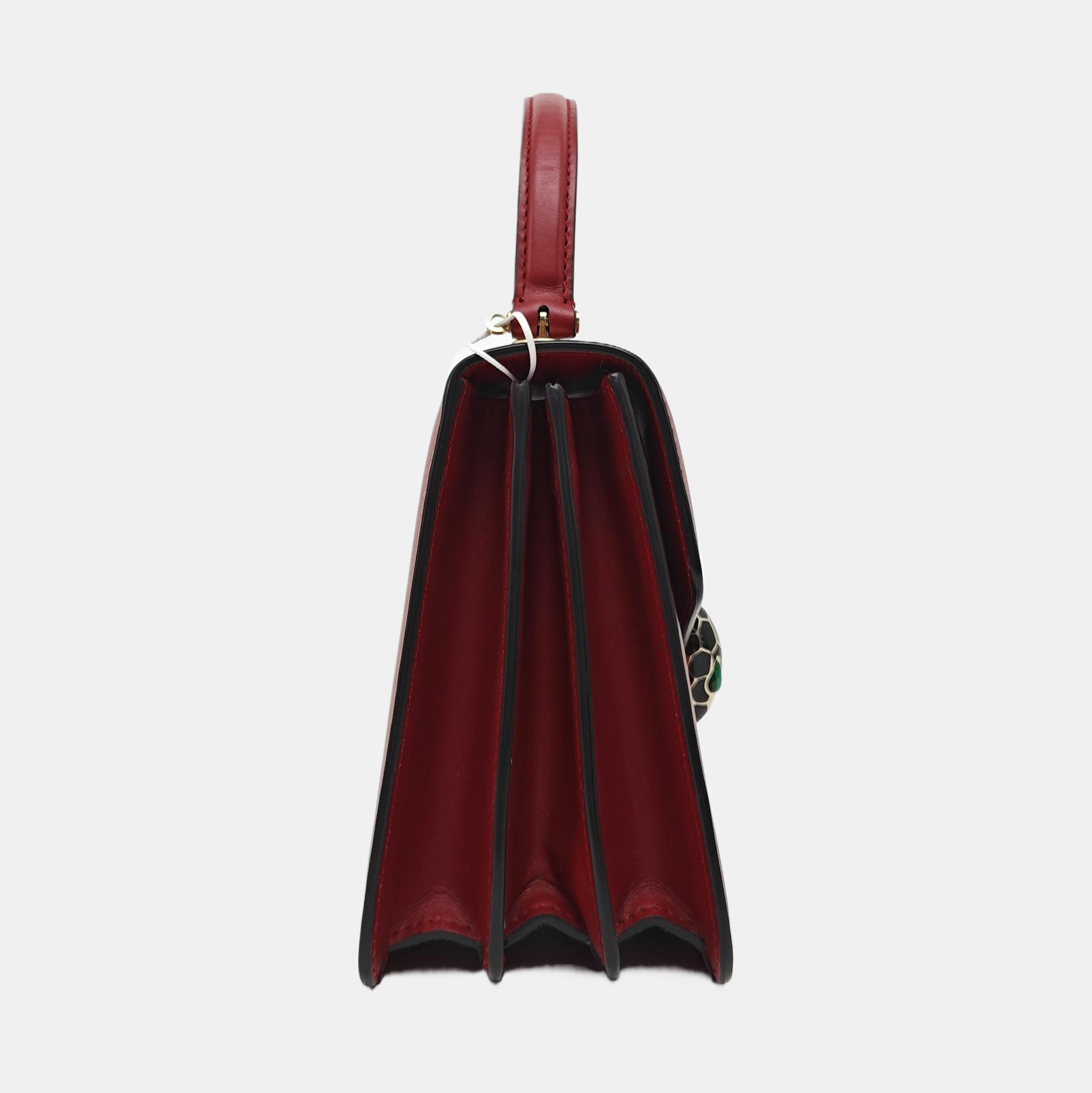 SERPENTI FOREVER Small Quilted Calfskin Red
