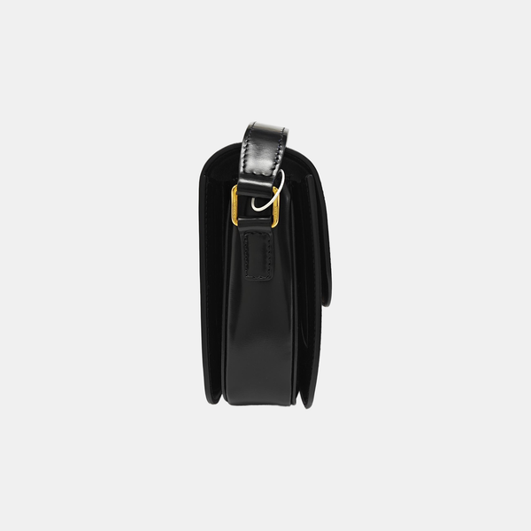 TRIOMPHE Medium Calfskin Black