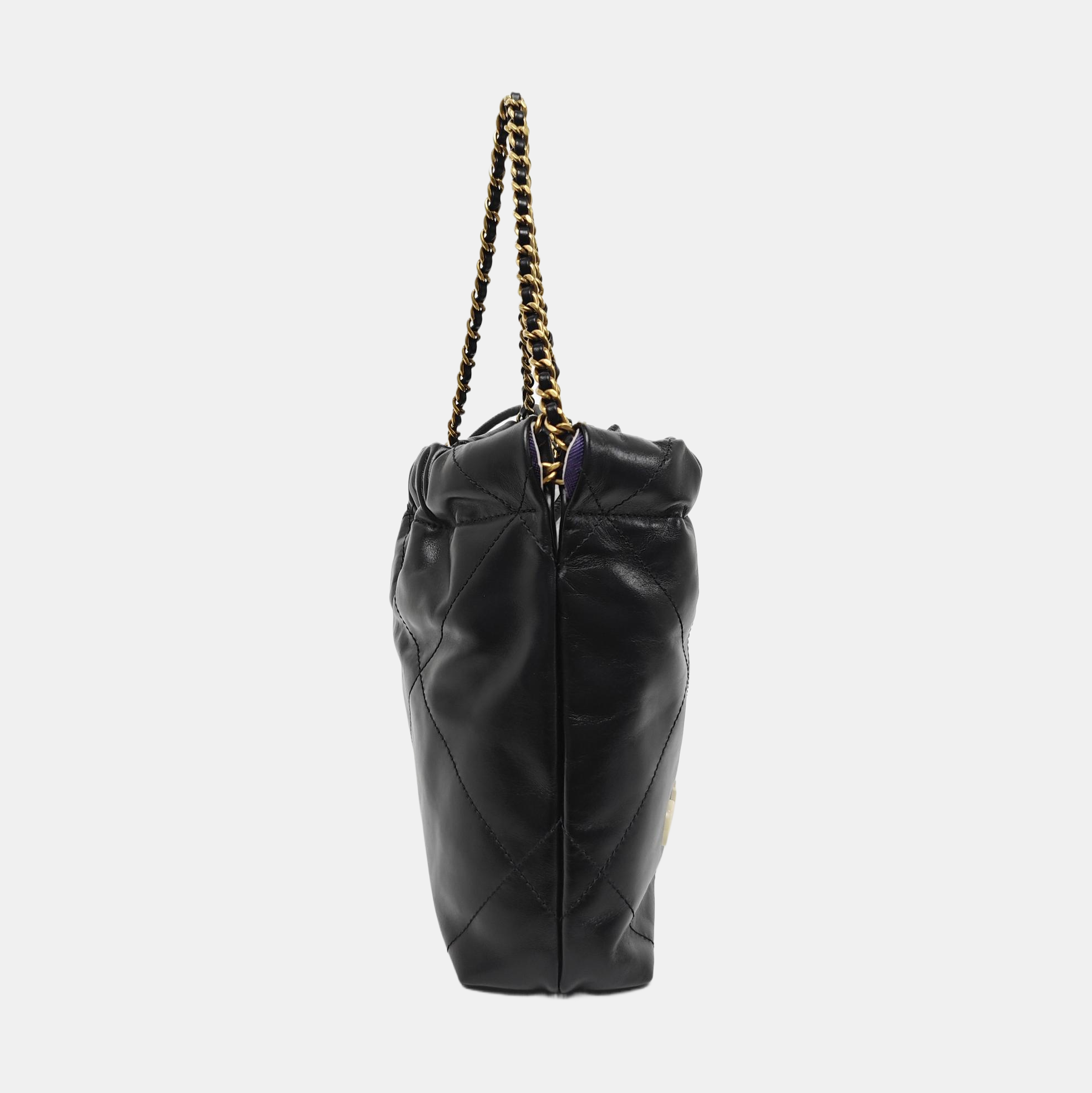 CHANEL 22 Mini Quilted Calfskin Black