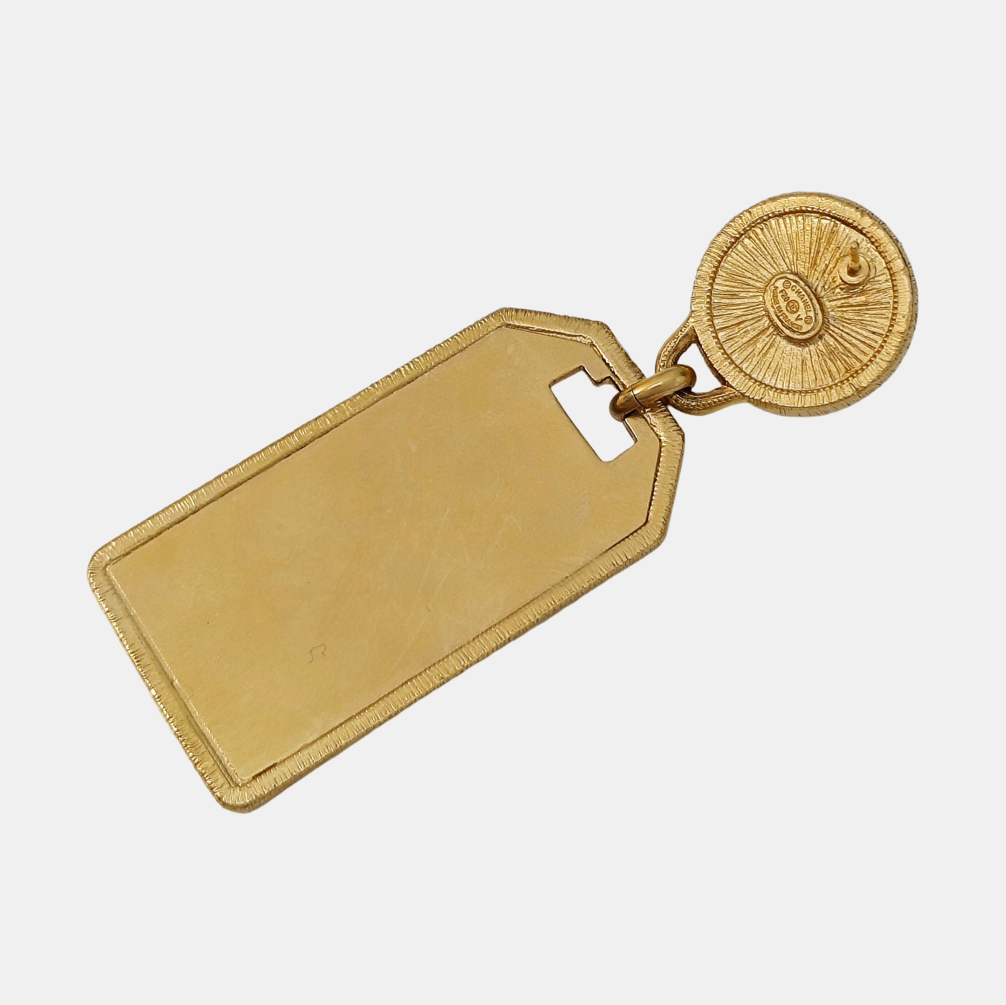 Metal Gold Stud Earrings