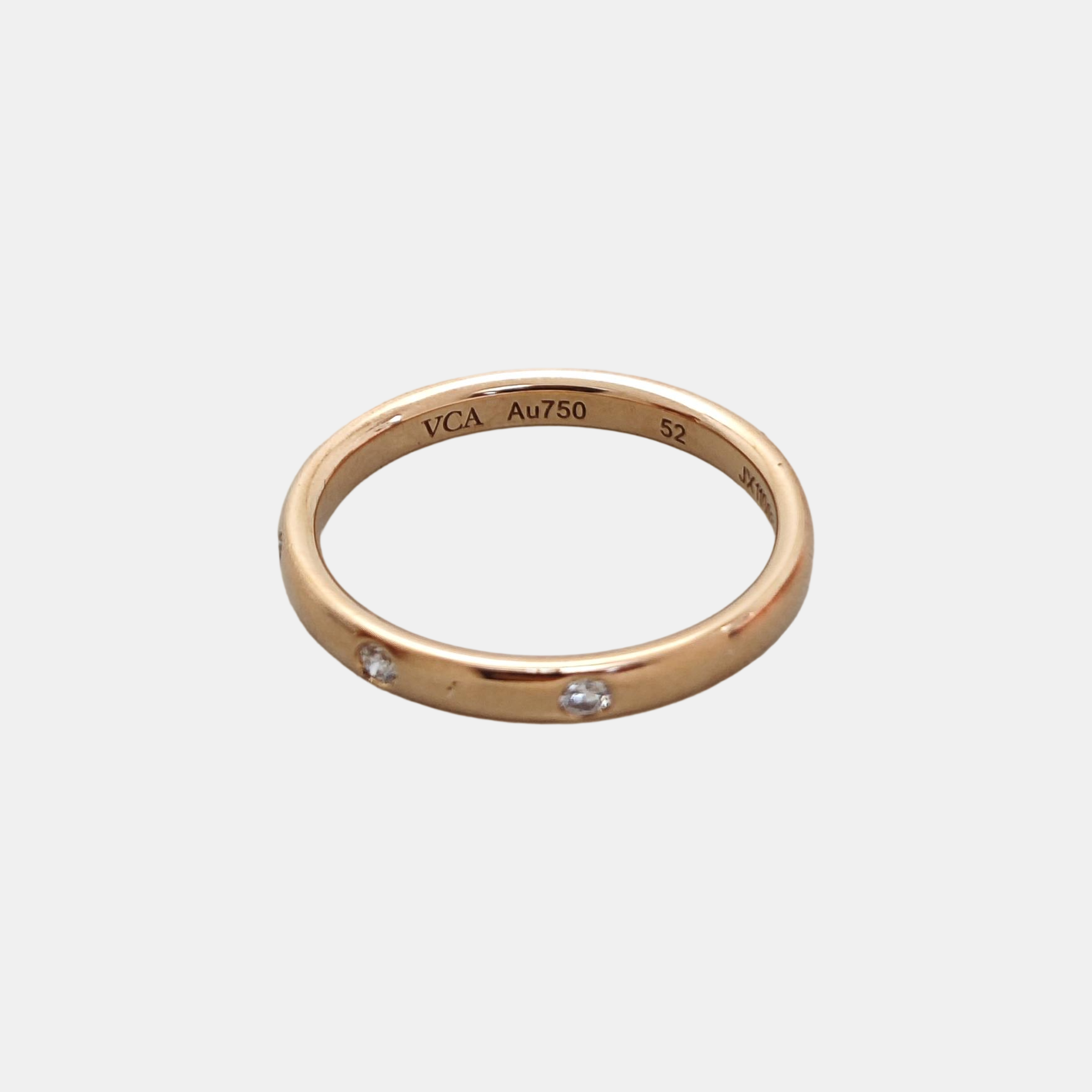 Tendrement Etoiles 18k Rose Gold Ring EU 52