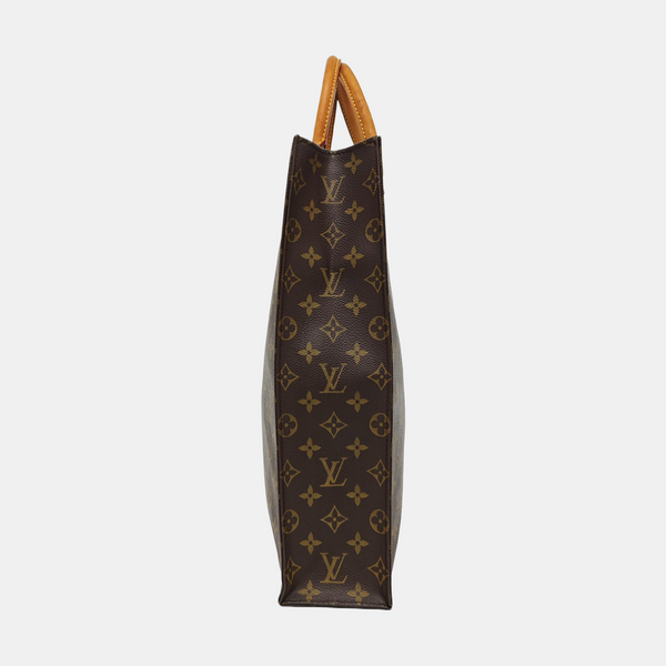 SAC PLAT GM Monogram Coated Canvas Brown