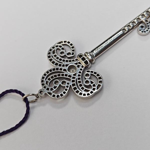 Tiffany Keys Platinum 950 Silver Pendant