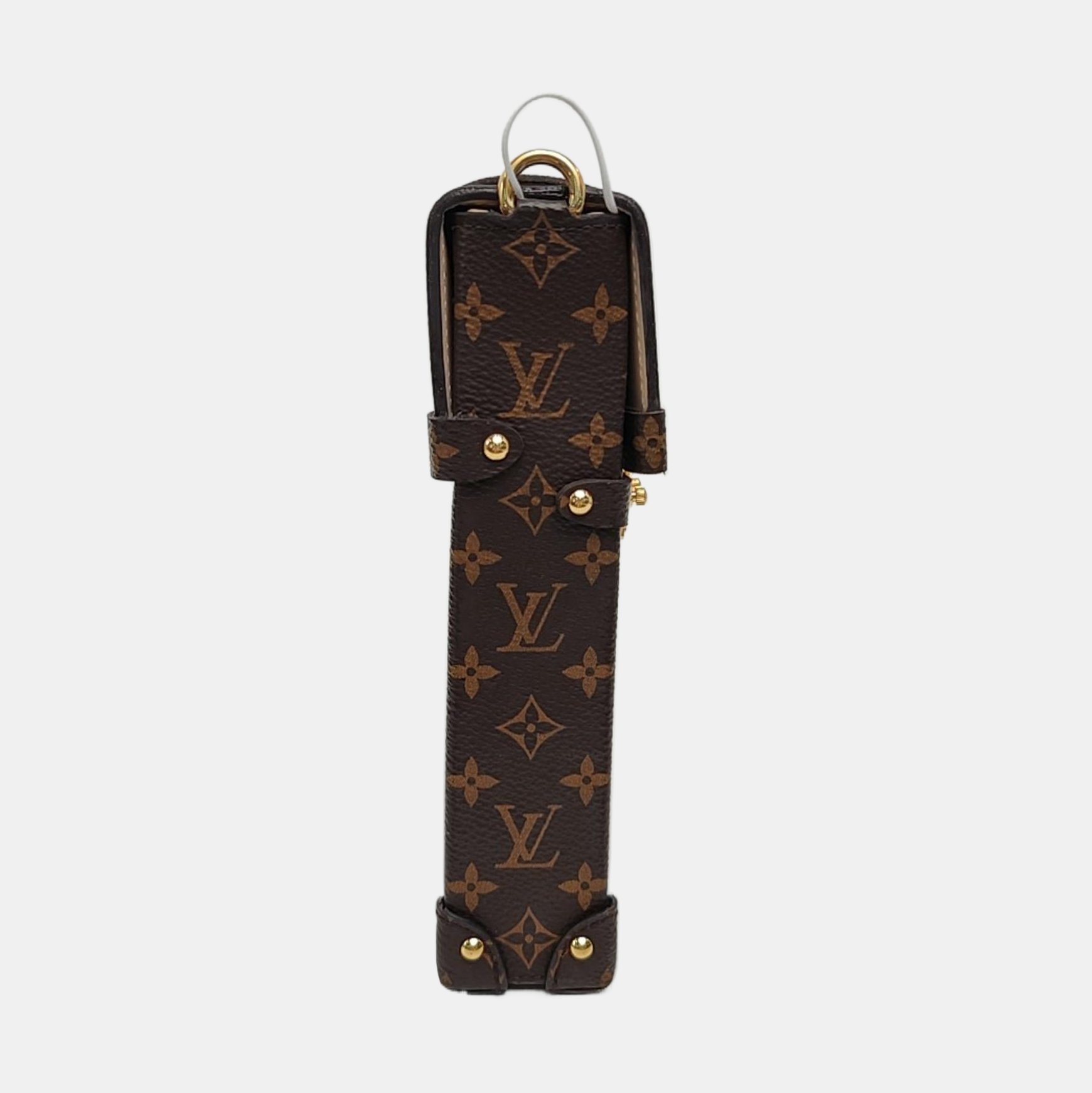 TRUNK Monogram Coated Canvas Brown