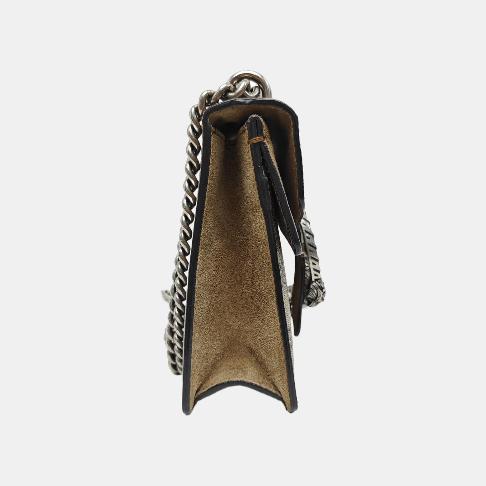 Dionysus Mini Monogram Coated Canvas Beige