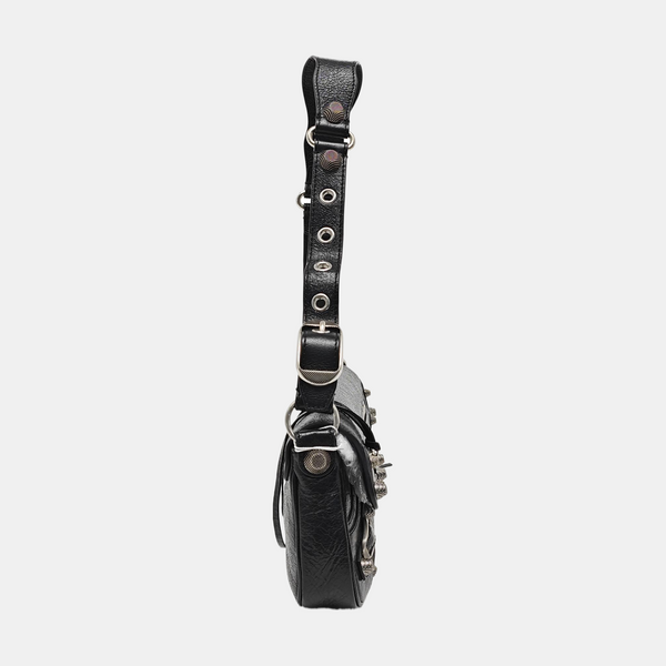 Lambskin Shoulder Bag Small Black