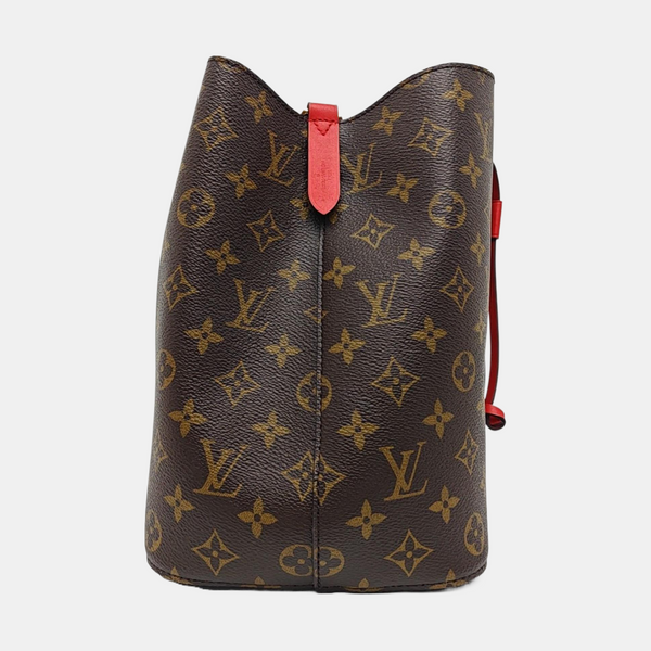 NÉONOÉ MM Monogram Coated Canvas Brown