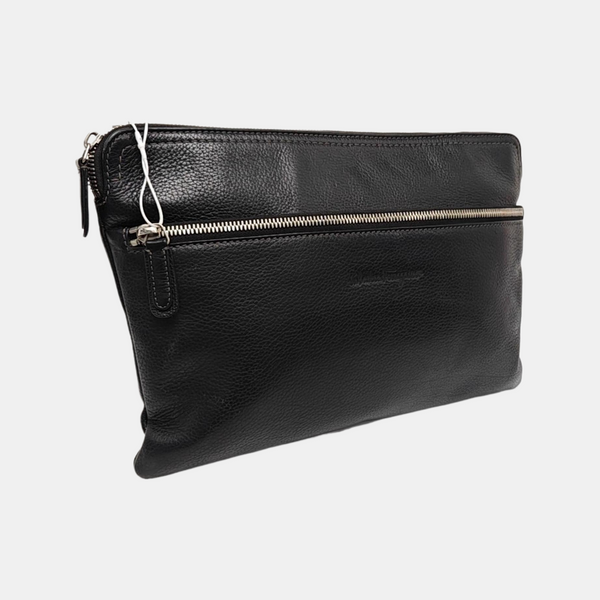 Calfskin Clutch Black