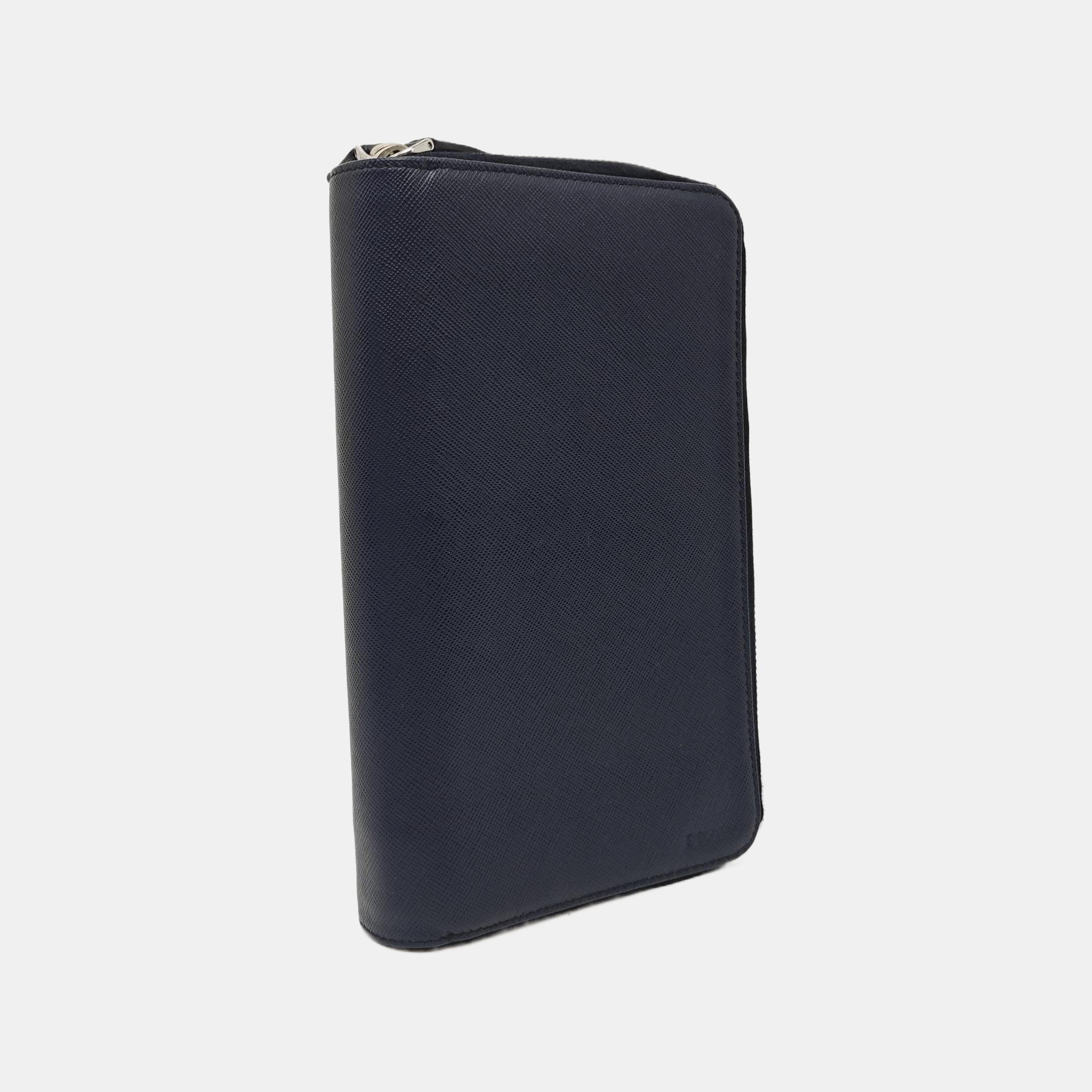 Saffiano Calfskin Clutch Blue