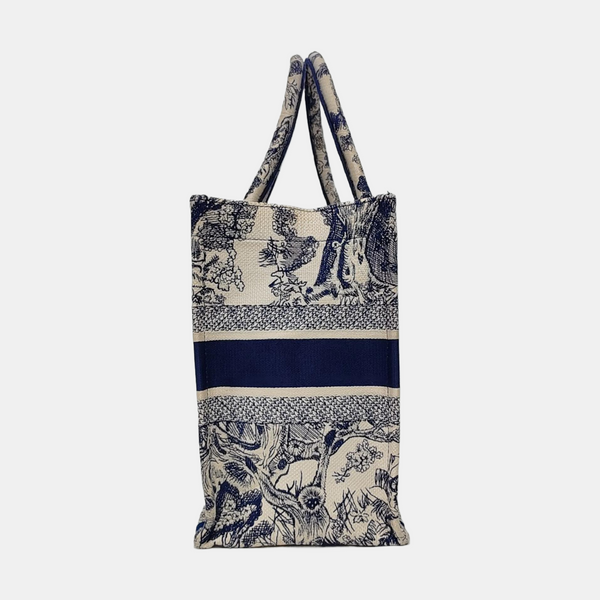 Book Tote Medium Canvas Blue