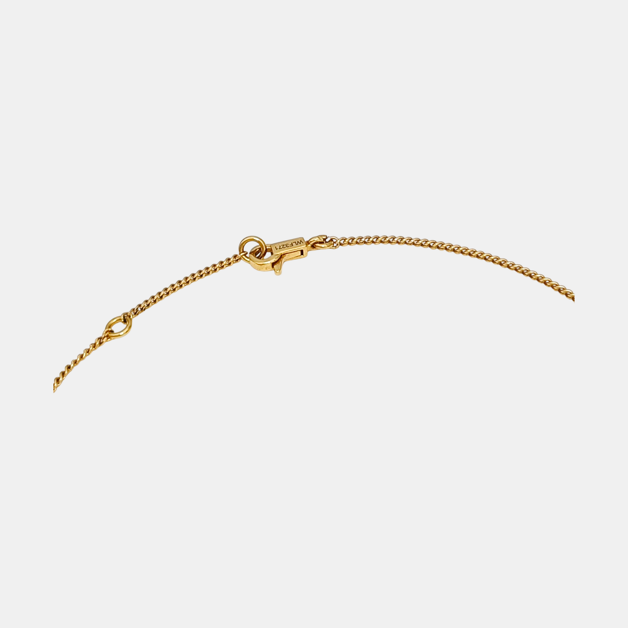 ALPHABET Brass Gold Necklace