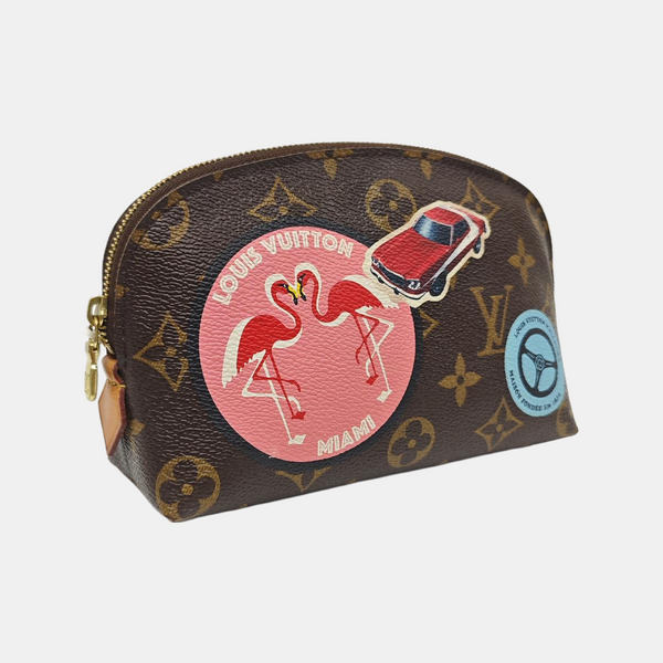COSMETIC PM Monogram Coated Canvas Multicolor