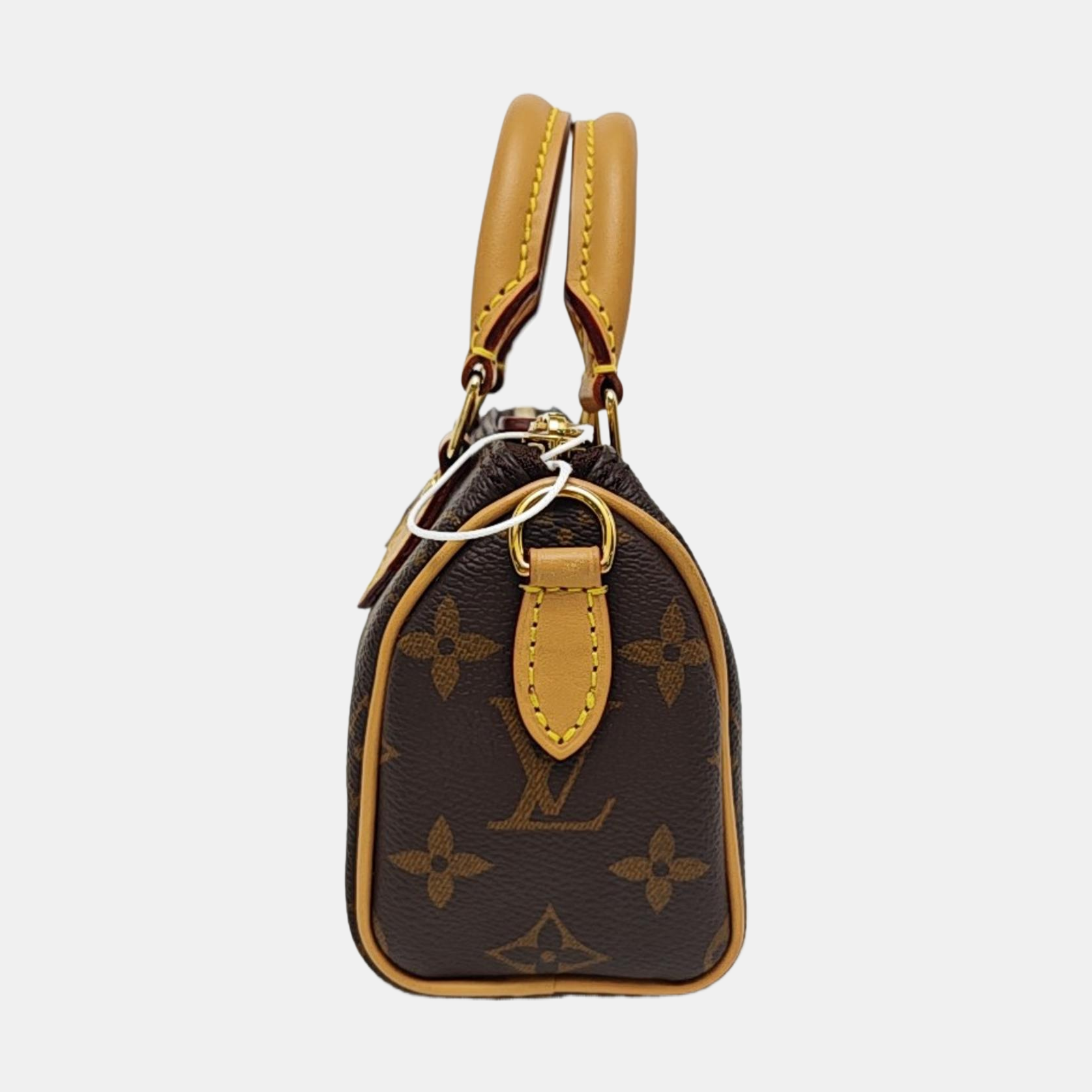 SPEEDY Nano Monogram Coated Canvas Brown