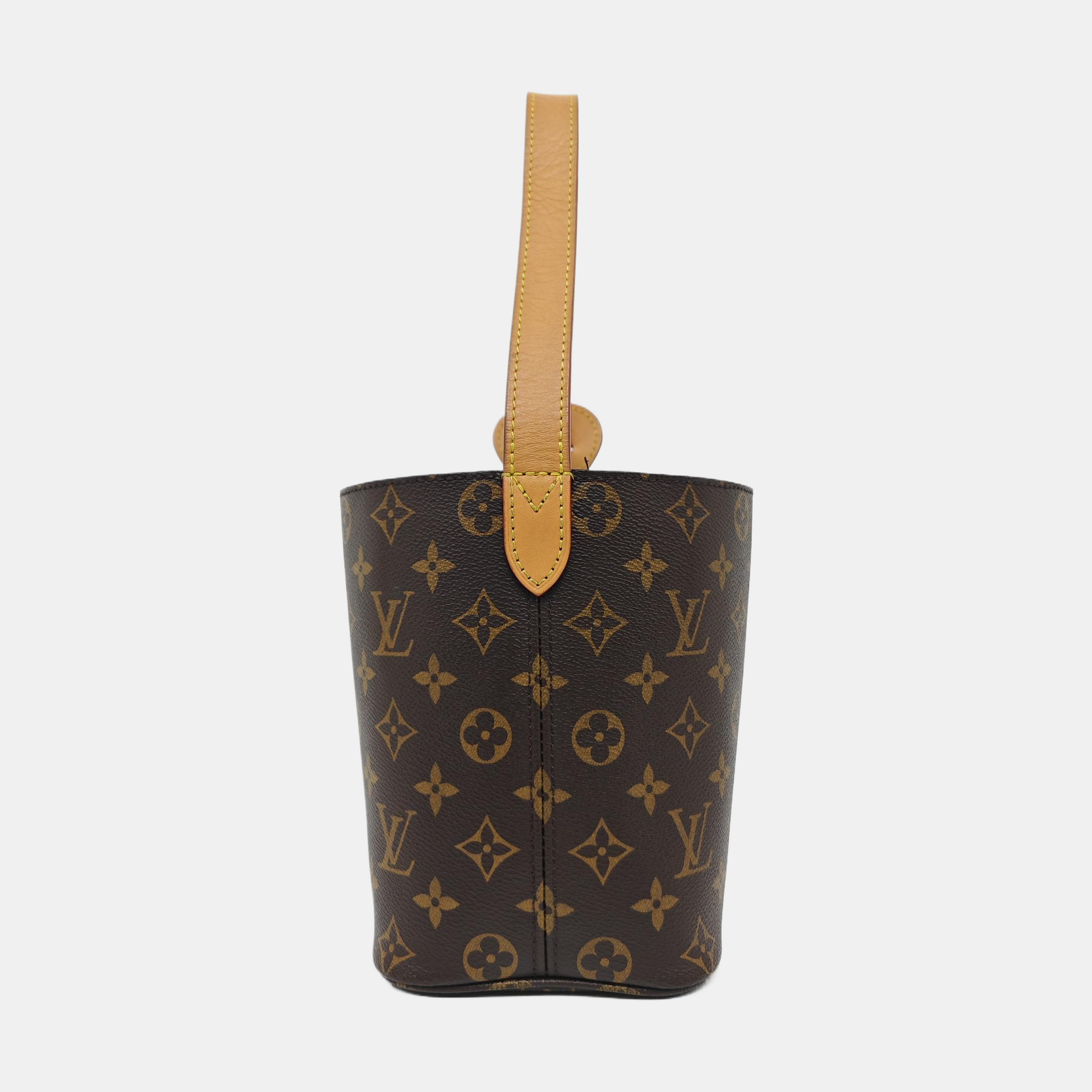 ALL IN BB Monogram Coated Canvas Brown