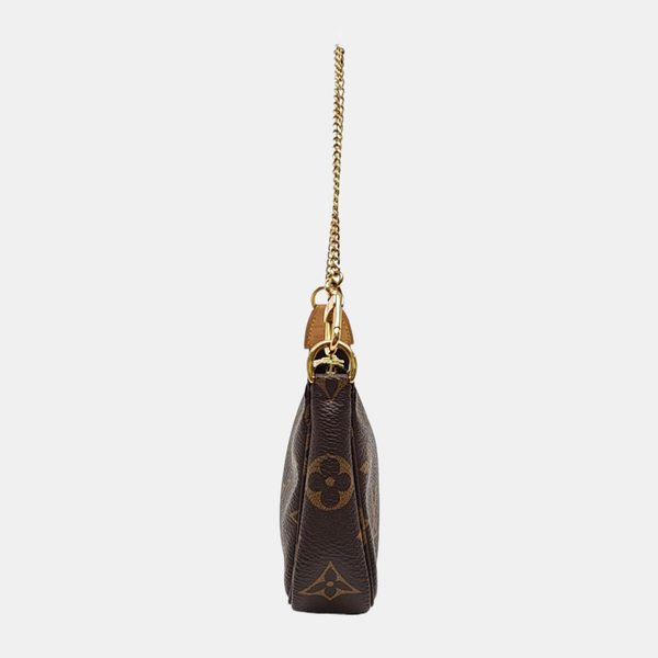 ACCESSOIRES Mini Monogram Coated Canvas Brown