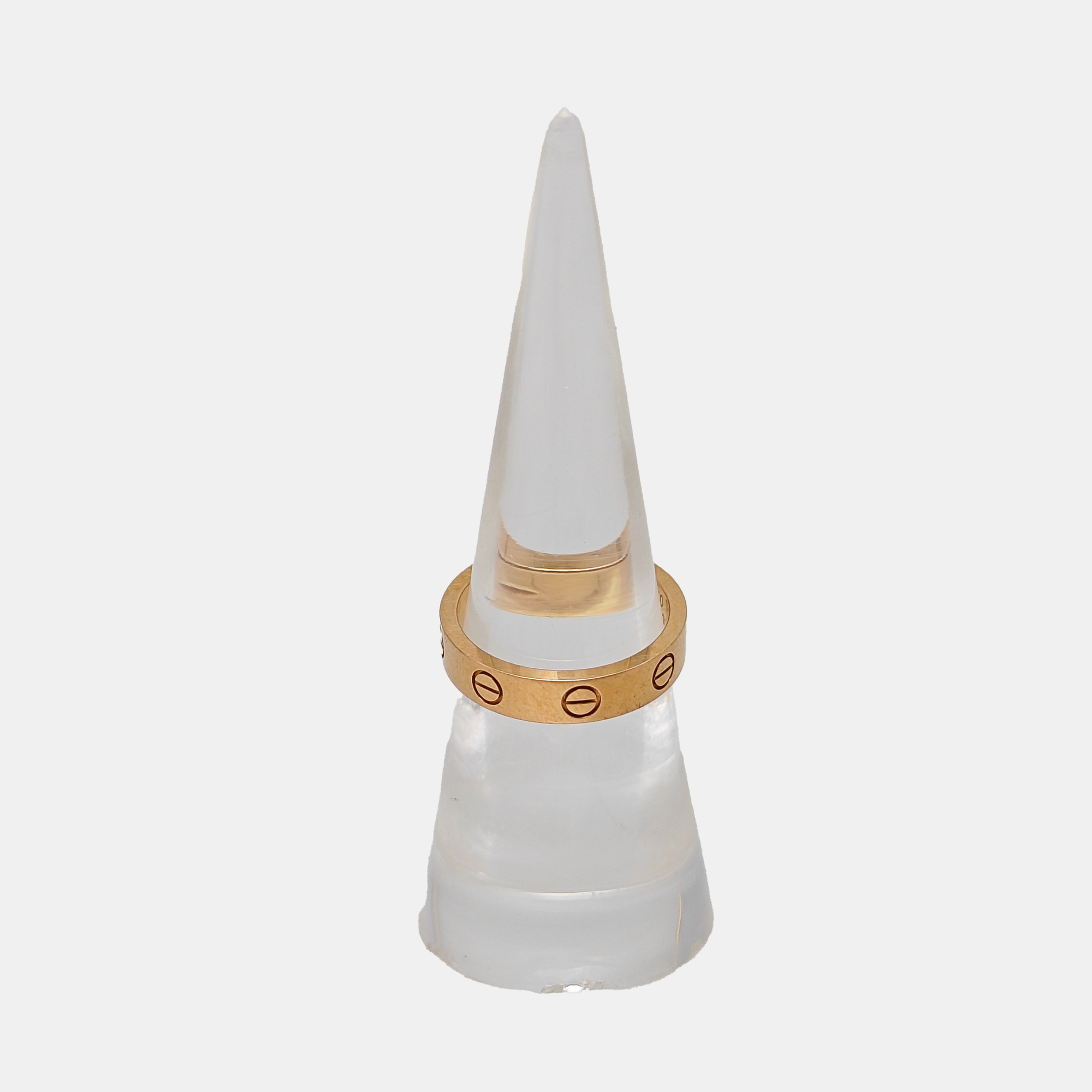 LOVE 18k Rose Gold Ring EU 50