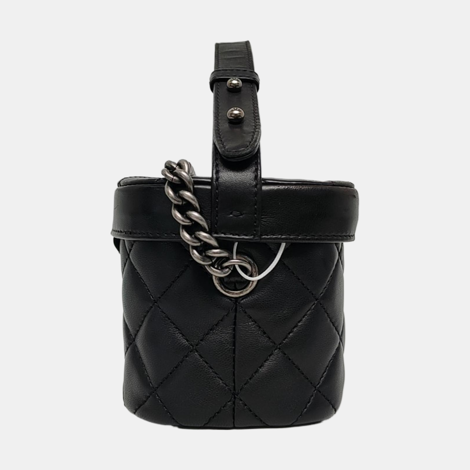 Quilted Lambskin Black