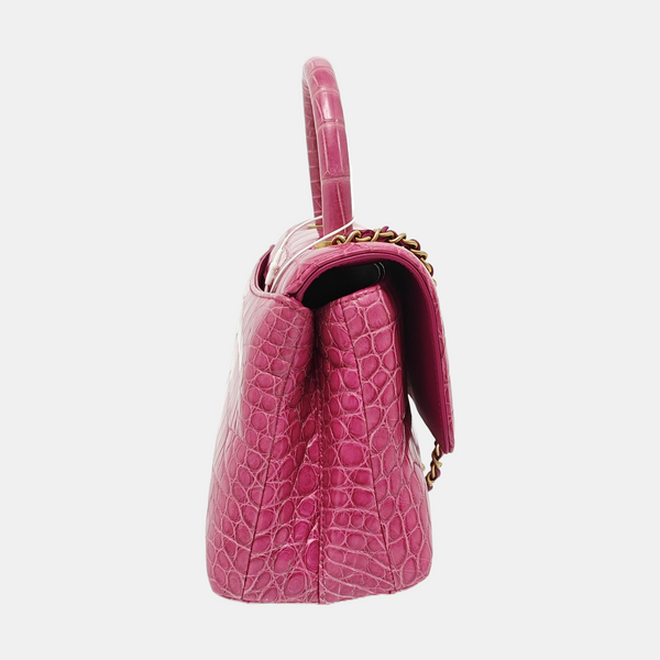 COCO HANDLE Small Crocodile Red