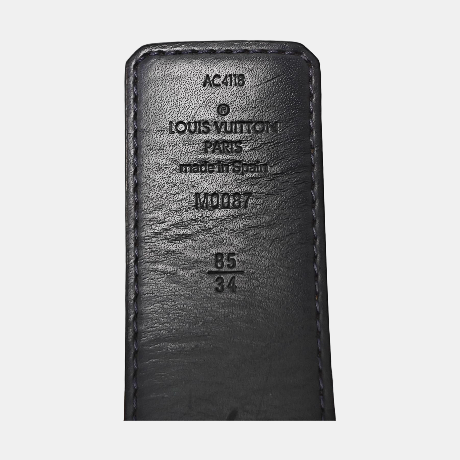 Coated Canvas Belt Black